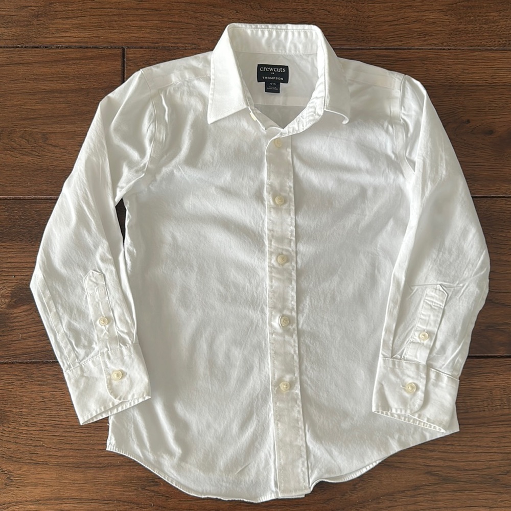 Crewcuts Boys' long-sleeve flex Thompson shirt size 4-5.